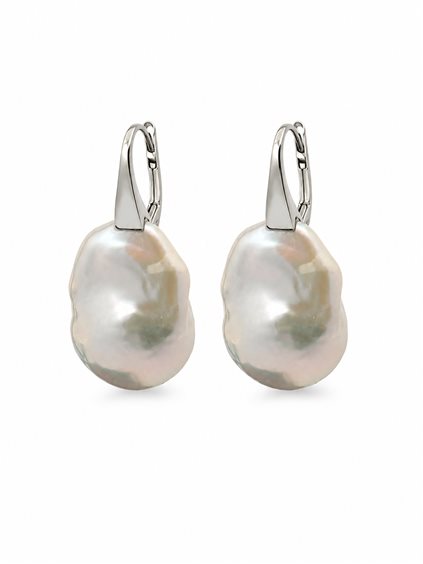 Pendientes Coscia Perle Mujer in Oro blanco Perla CLEAFW032 - CLEAFW032